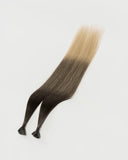 Mochachino Brown/Dirty Blonde (B#1C/18) Flat-Tip Hair Extension (50g-70g)
