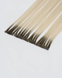 Mocha Brown/ White Blonde (R#3C/80) Flat-Tip Hair Extension (50g-70g)