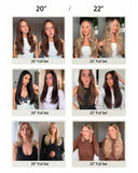 Dimensional Rooted Light Clip In Hair Extensions (140g)