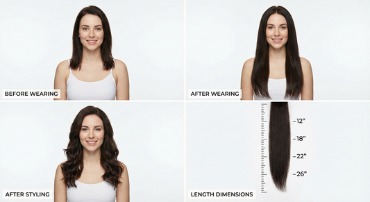 18-Inch vs 22-Inch Hair Extensions: How to Choose the Perfect Length