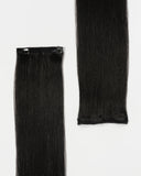 Off Black Clip In Hair Extensions (140g)