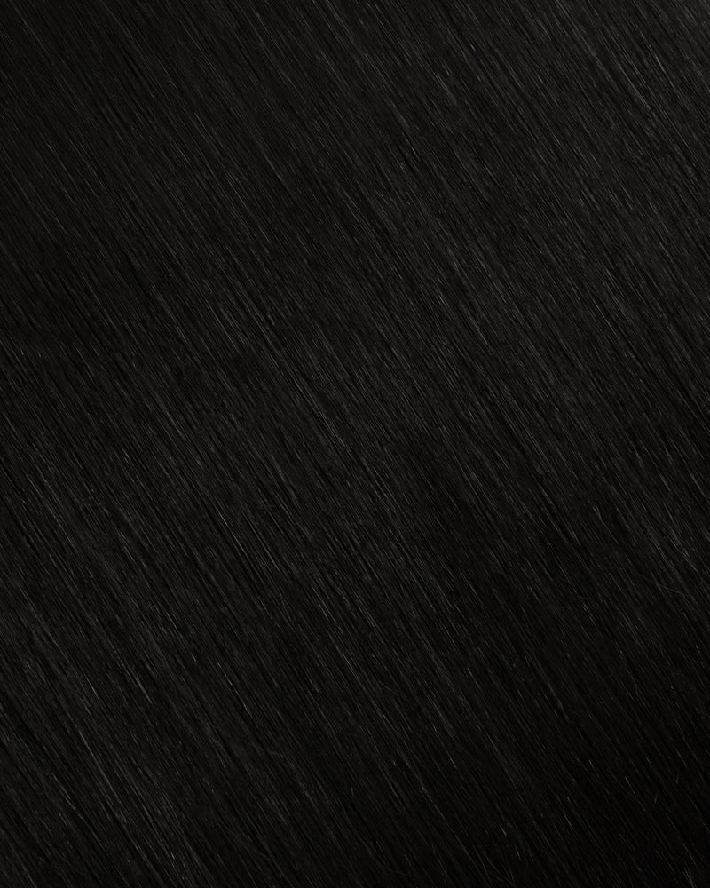 Off Black Clip In Hair Extensions (140g)