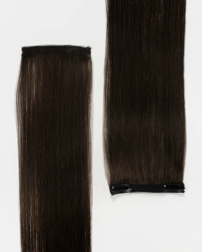 Mocha Brown Clip In Hair Extensions (140g)
