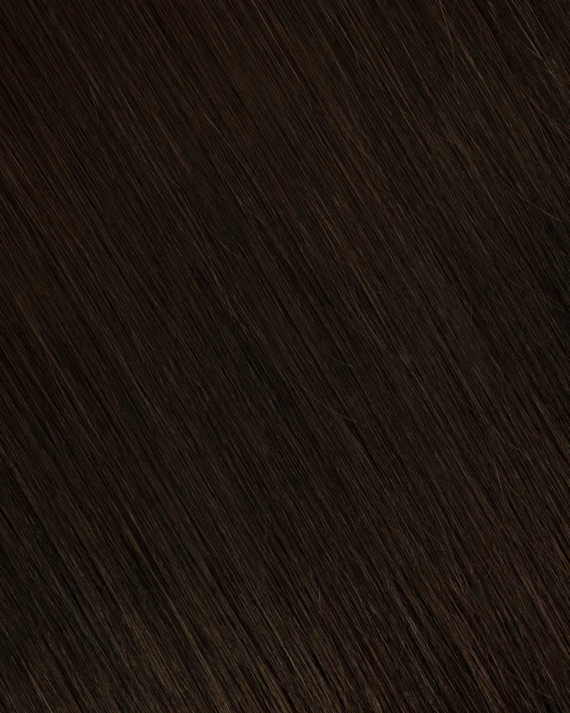 Mocha Brown Clip In Hair Extensions (140g)