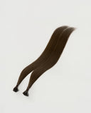 Chocolate Brown (#4) Flat-Tip Hair Extension (50g-70g)