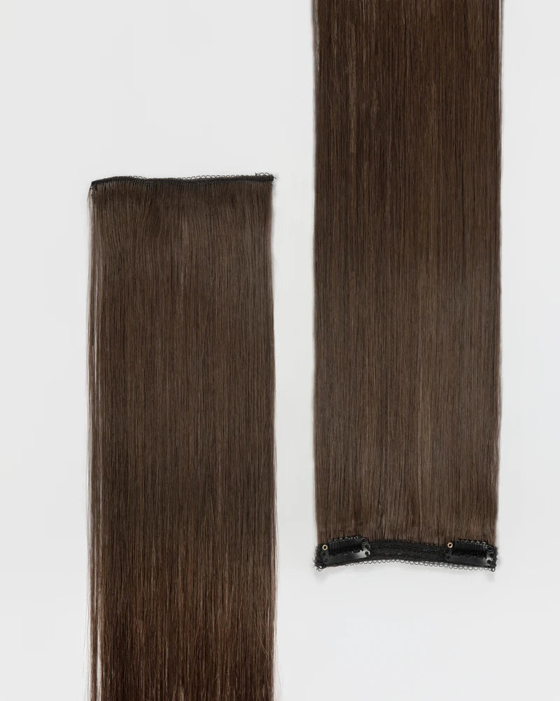 Dark Brown Clip In Hair Extensions (140g)