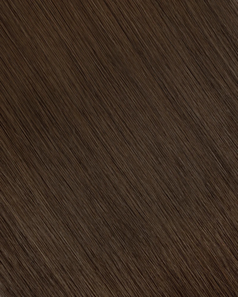 Dark Brown Clip In Hair Extensions (140g)
