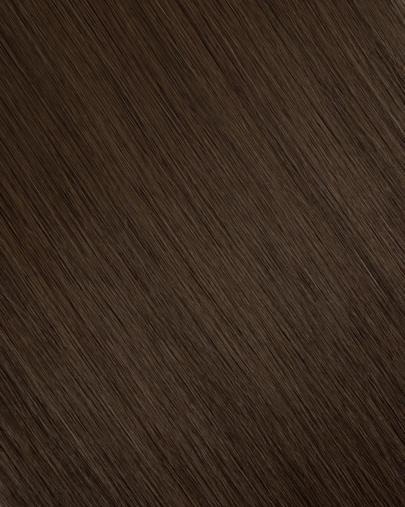 Dark Brown Clip In Hair Extensions (140g)