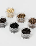 Aluminum Bead Variety Stack Silicone-Lined 3mm x 2mm x 2mm (1000 pieces)