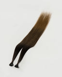 Dark Brown/Chestnut Brown (B#2/6) Flat-Tip Hair Extension (50g-70g)