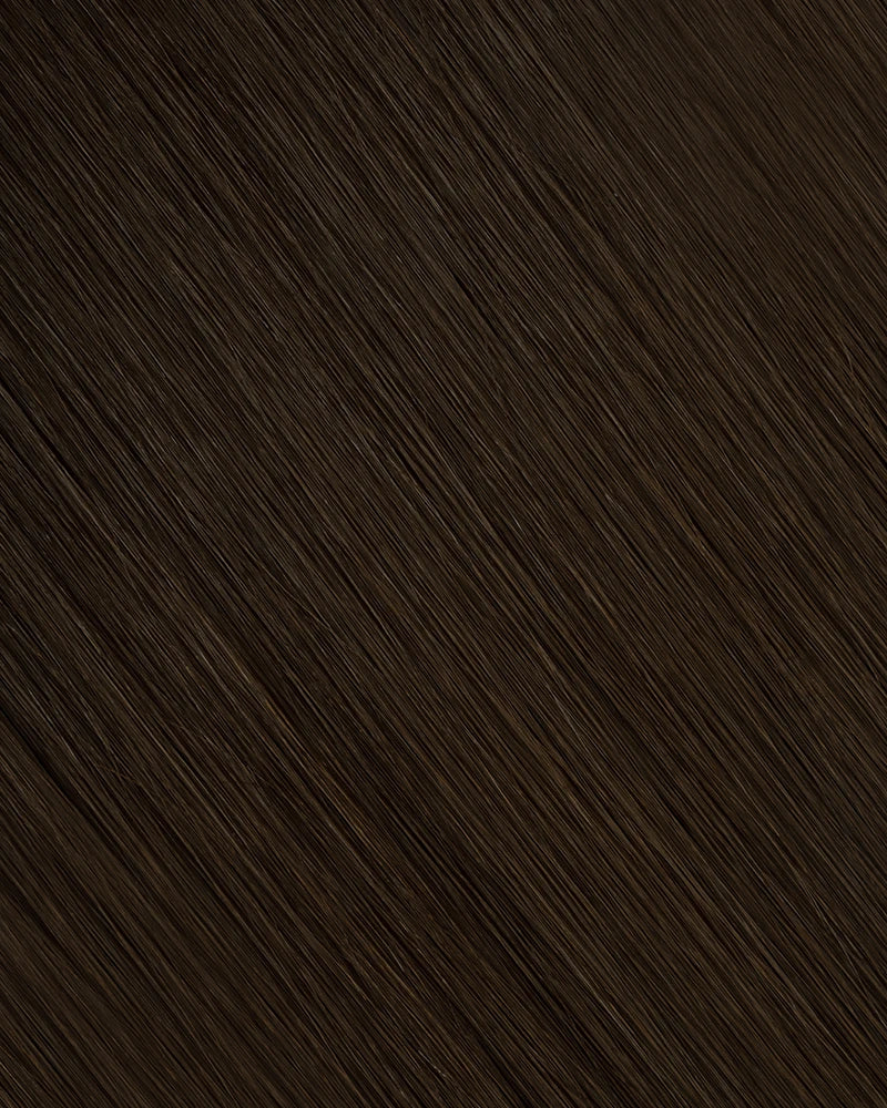Mocha Brown (#3C) Flat-Tip Hair Extension (50g-70g)