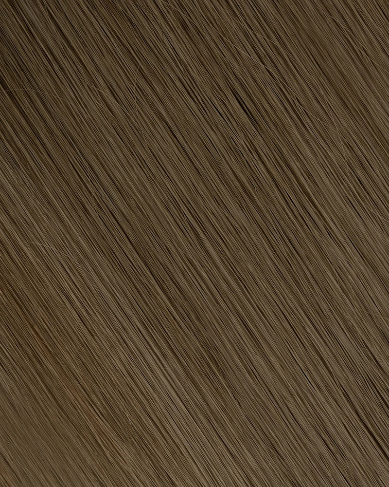 Chestnut Brown (#6) Flat-Tip Hair Extension (50g-70g)