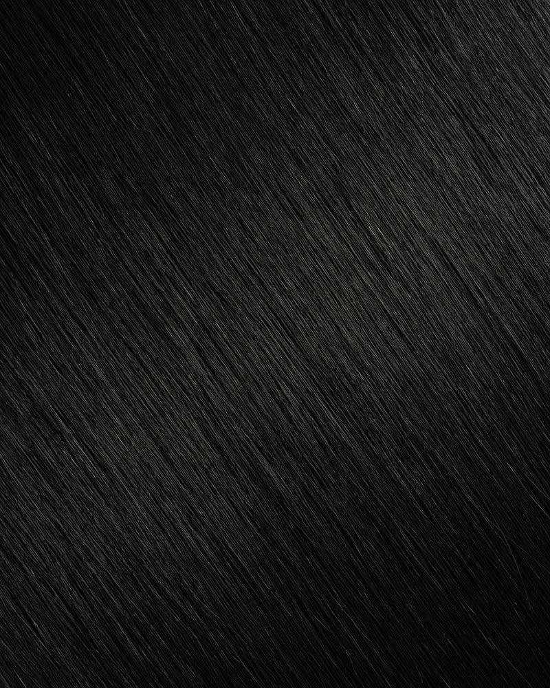Jet Black (#1) Genius Weft (50g-70g)