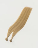 Golden Amber Blonde (H#18/6) Flat-Tip Hair Extension (50g-70g)