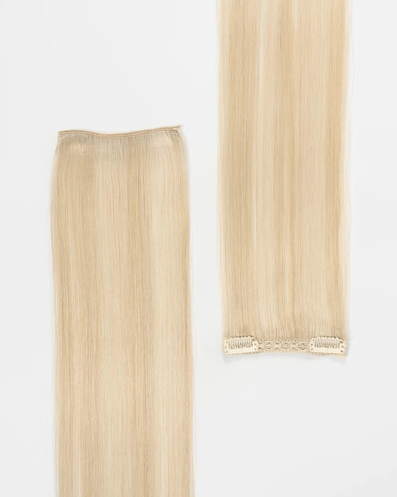 Dimensional Cream Blonde Clip In Hair Extensions (140g)