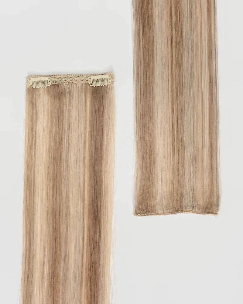 Dimensional Beige Blonde Clip In Hair Extensions (140g)