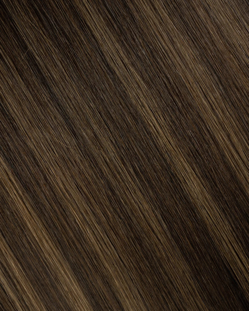 Mocha Cookie (P#2/2/6) Flat-Tip Hair Extension (50g-70g)