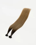 Mochachino Brown/Caramel Blonde (R#1C/18/46) Flat-Tip Hair Extension (50g-70g)