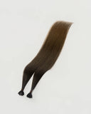 Chocolate Mahogany (S#1B/2/4) Flat-Tip Hair Extension (50g-70g)