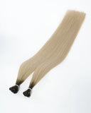 Espresso Brown/Sandy Blonde (R#2C/SILVER) Flat Hair Extension (50g-70g)